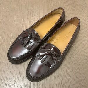 Cole Haan Tassel Loafers Mens 12D Brown Leather Dress Shoes Made in USA
